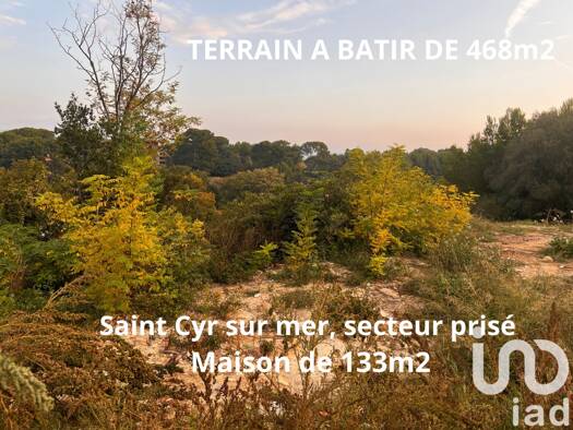 Terrain constructible à vendre 389 000 € 468 m² de terrain Plan de la Mer-Fregate-Rampale-Alon Saint-Cyr-sur-Mer 83270