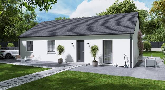 Terrain avec maison neuve à vendre 165 616 € Terminiers 28140