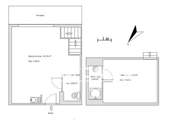 Maison à louer, 40m², MERIGNAC