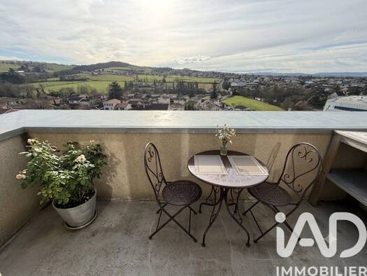 Appartement à vendre 170 000 € 3 pièces 2 chambres 83 m² Étage 2/2 Sud & Est Saint-Galmier 42330