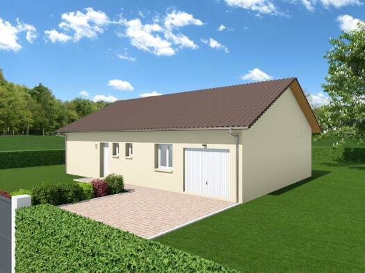 Terrain avec maison neuve à vendre 207 900 € 4 pièces 3 chambres 80 m² 504 m² de terrain Andert-et-Condon 01300