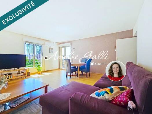 Appartement à vendre 295 000 € 3 pièces 2 chambres 77 m² Étage 2/2 Sathonay-Village 69580
