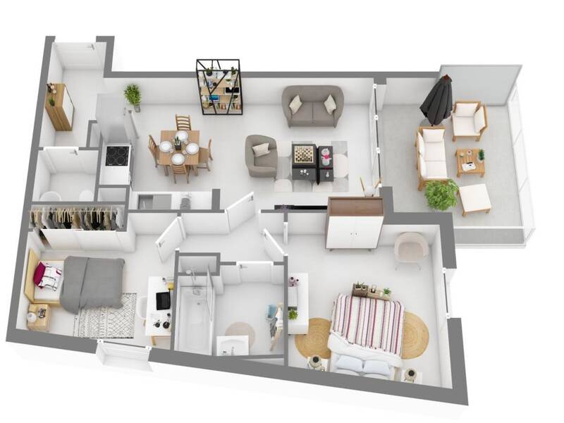 Maison à louer, 61m², NICE