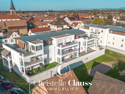 Appartement à vendre 255 000 € 3 pièces 2 chambres 78 m² Étage 2/3 Gerstheim 67150