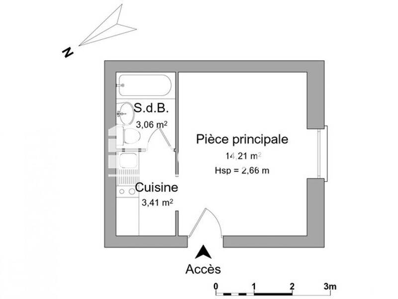 Maison à louer, 21m², BORDEAUX