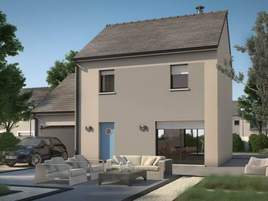 Terrain avec maison neuve à vendre 198 000 € 6 pièces 4 chambres 91 m² 800 m² de terrain Marcilly-sur-Eure 27810