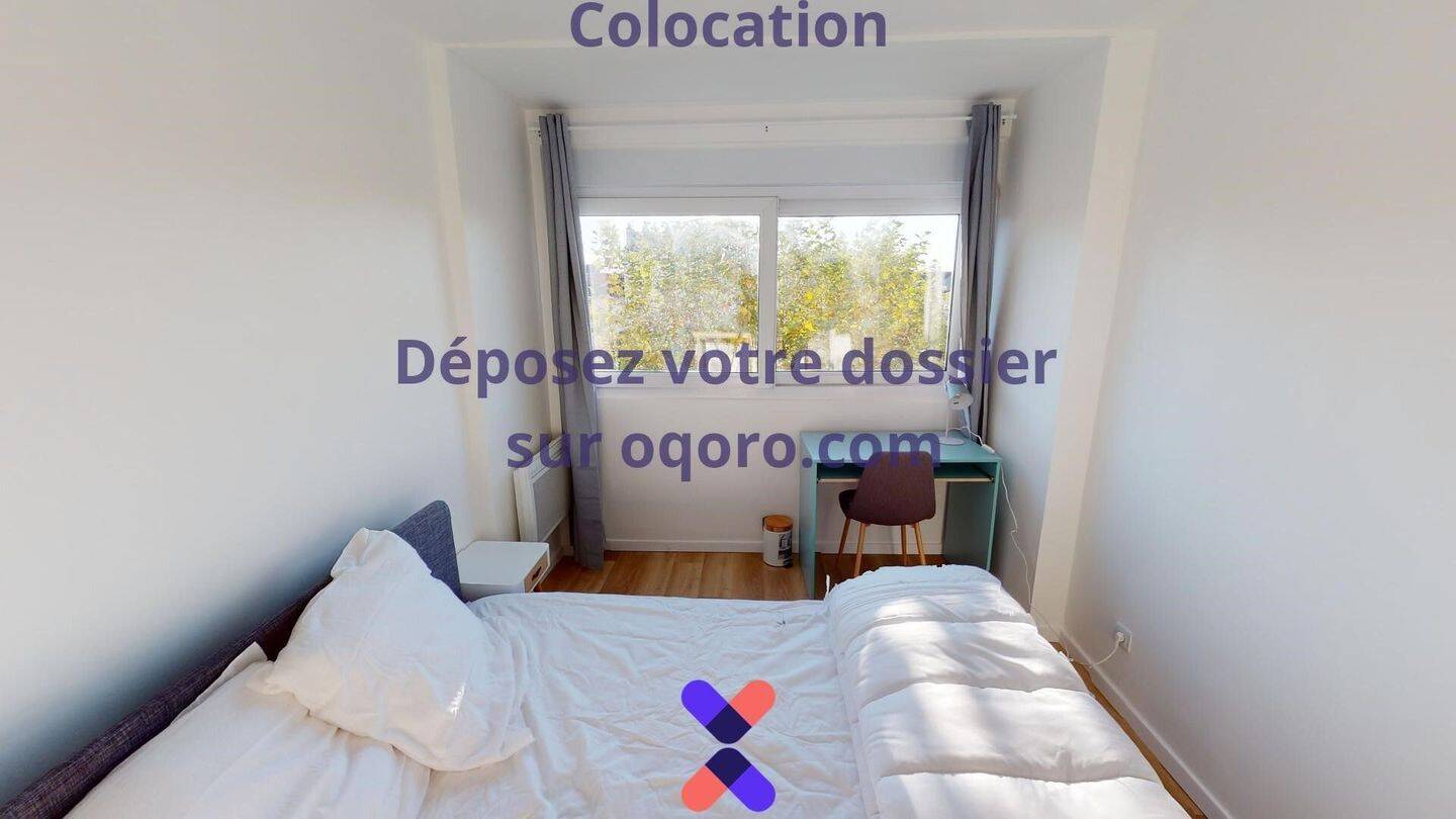 Chambre en colocation appartement meublé — 1