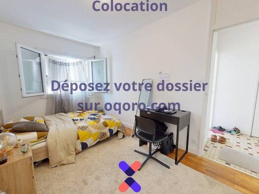 Colocation à louer 484 € 5 pièces 4 chambres 85 m² 1er étage Centre-Max Barel-Léo Lagrange Vénissieux 69200