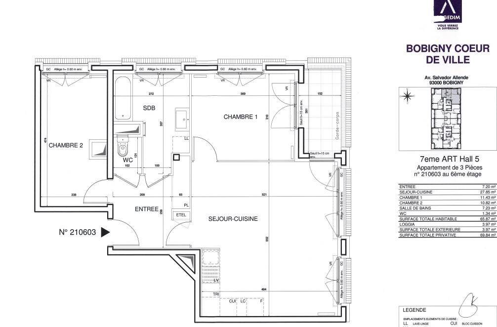 Maison à louer, 65m², BOBIGNY