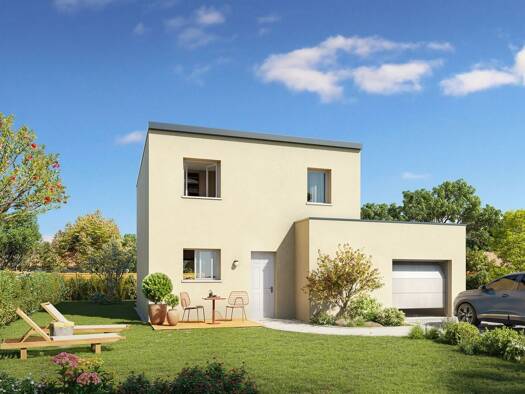 Terrain avec maison neuve à vendre 192 234 € 5 pièces 3 chambres 87 m² 365 m² de terrain Dourdain 35450