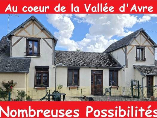 Maison à vendre 137 000 € 7 pièces 5 chambres 165 m² 2 349 m² de terrain Nonancourt 27320