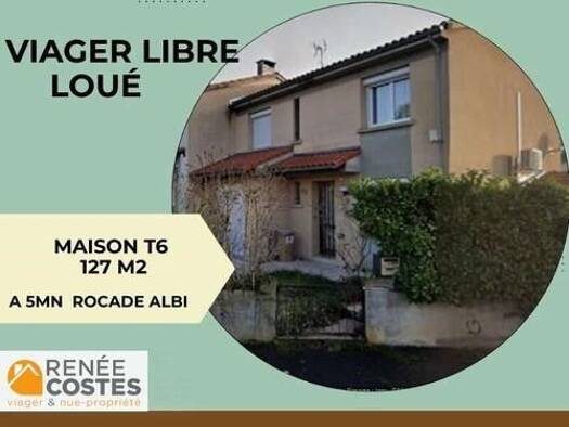 Maison en viager libre Bouquet 60 668 € 5 pièces 4 chambres 103 m² 342 m² de terrain Cantepau Albi 81000