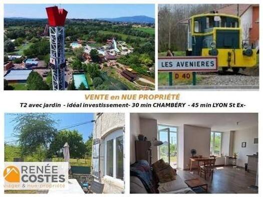 Appartement en viager occupé Bouquet 53 820 € 2 pièces 1 chambre 40 m² RDC/1 Les Avenieres 38630