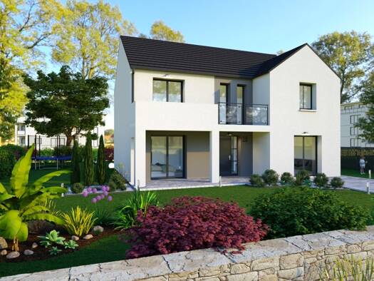 Terrain avec maison neuve à vendre 409 813 € 7 pièces 5 chambres 148,4 m² 623 m² de terrain Vaucourtois 77580