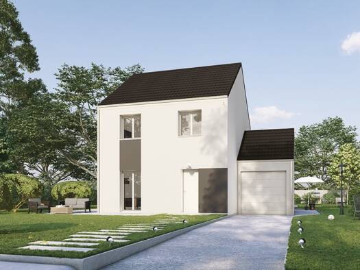 Terrain avec maison neuve à vendre 455 000 € 4 pièces 3 chambres 93 m² 407 m² de terrain Centre Ancien Ouest Taverny 95150