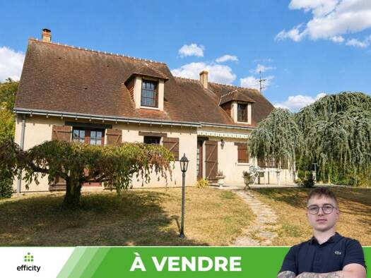 Maison de ville à vendre 240 000 € 5 pièces 4 chambres 143 m² 1 726 m² de terrain Descartes 37160