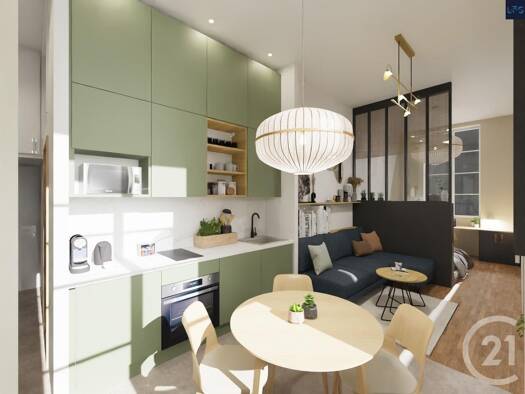 Appartement à vendre 199 500 € 2 pièces 1 chambre 27,24 m² 1er étage Croix Rousse Gros Caillou Lyon 4ème arrondissement 69004
