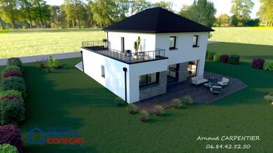 Terrain avec maison neuve à vendre 311 649 € Agnières 62690