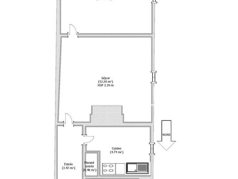 Maison à louer, 35m², MANTES LA JOLIE