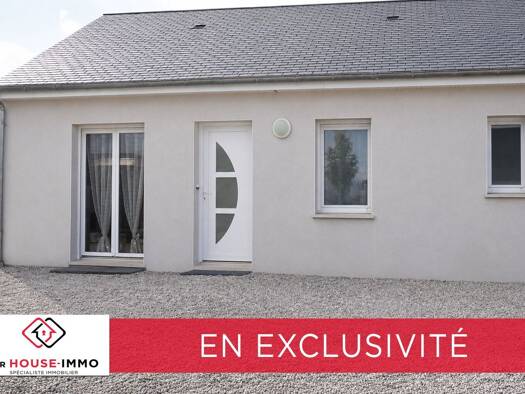 Maison de plain-pied à vendre 299 900 € 4 pièces 3 chambres 85,13 m² 648 m² de terrain Virandeville 50690