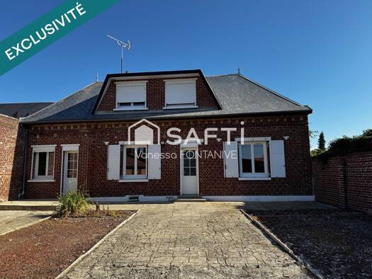 Maison à vendre 96 000 € 4 pièces 3 chambres 94 m² 1 029 m² de terrain Belloy-en-Santerre 80200