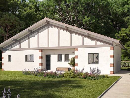 Terrain avec maison neuve à vendre 302 000 € 4 pièces 3 chambres 110 m² 542 m² de terrain Saint-Paul-en-Born 40200
