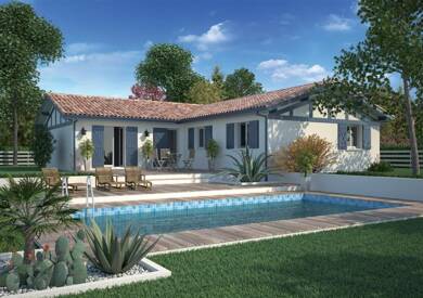 Terrain avec maison neuve à vendre 674 400 € Bassussarry 64200