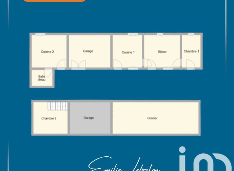 Maison à vendre 130 000 € 5 pièces 2 chambres 132 m² 2 275 m² de terrain Port-Mort 27940