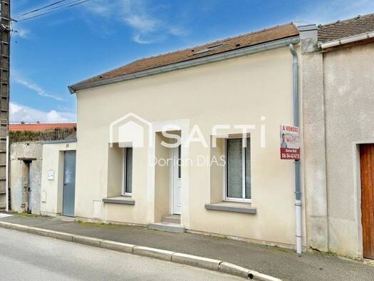 Maison à vendre 113 000 € 3 pièces 1 chambre 60 m² 146 m² de terrain Chesneaux Château-Thierry 02400