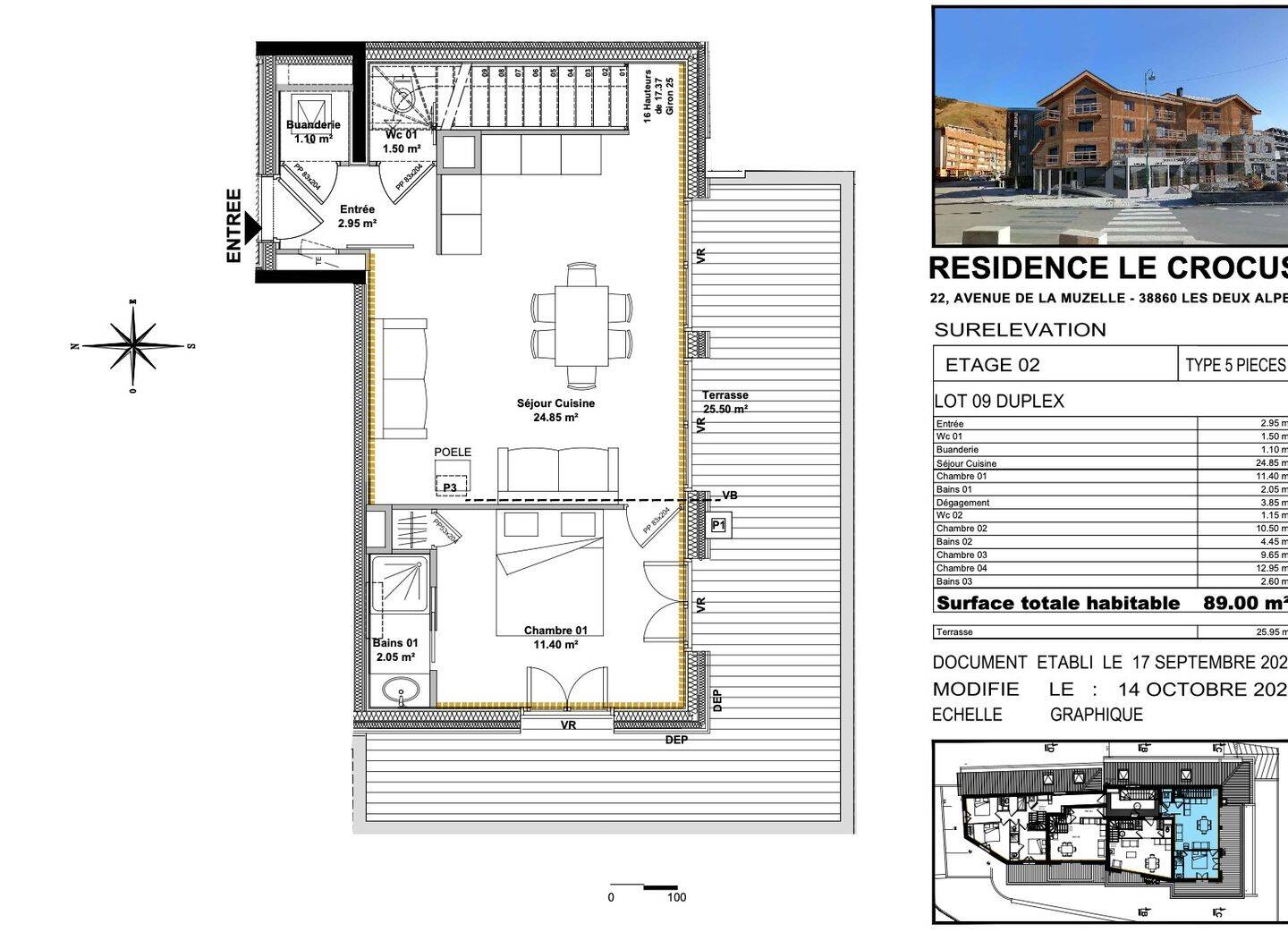 Maison à vendre, 89m², MONT DE LANS