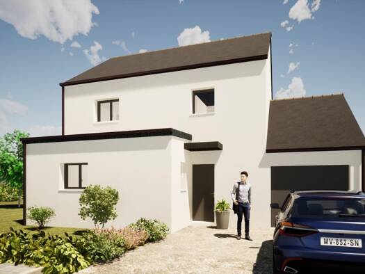 Terrain avec maison neuve à vendre 257 600 € 6 pièces 4 chambres 116 m² 568 m² de terrain Languédias 22980