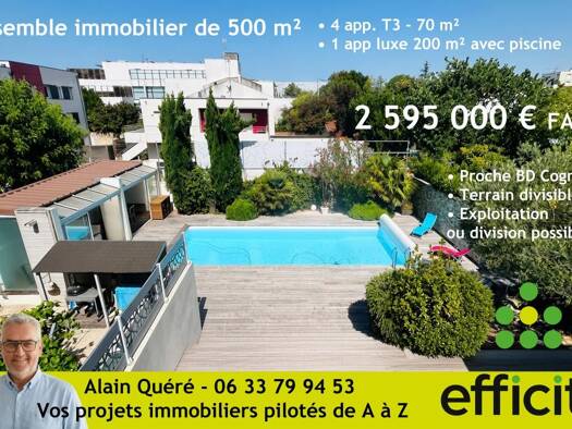 Immeuble à vendre 2 595 000 € 500 m² Lafond La Rochelle 17000