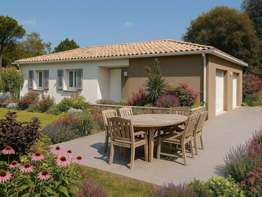 Terrain avec maison neuve à vendre 162 000 € 4 pièces 3 chambres 80 m² 3 799 m² de terrain Saint-Hilaire-du-Bois 17500