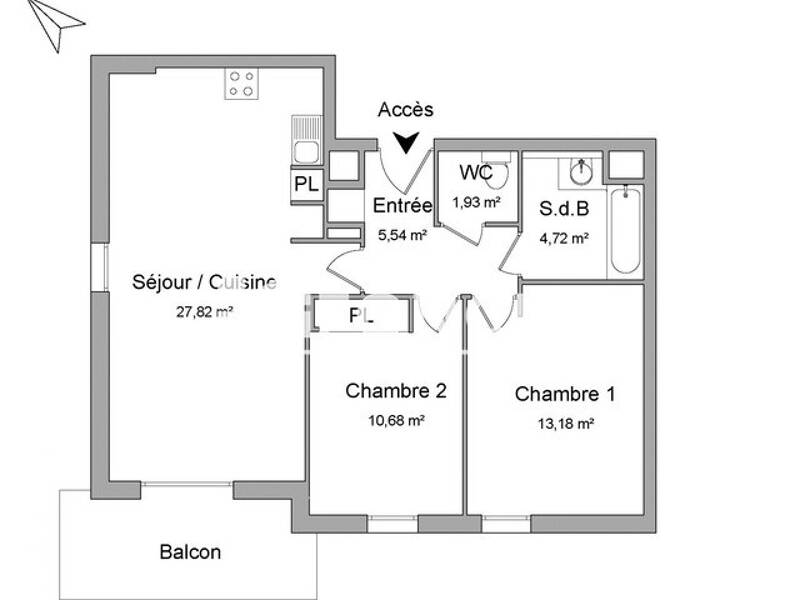 Maison à louer, 64m², TOULOUSE