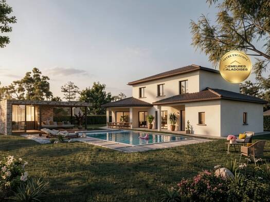 Terrain avec maison neuve à vendre 535 000 € 6 pièces 5 chambres 132 m² 895 m² de terrain Anse 69480