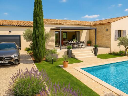 Terrain avec maison neuve à vendre 231 900 € 5 pièces 4 chambres 100 m² 600 m² de terrain Saint-Paulet-de-Caisson 30130