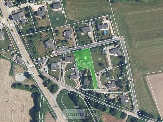 Terrain constructible viabilisé à vendre 136 000 € 1 198 m² de terrain Combrit 29120