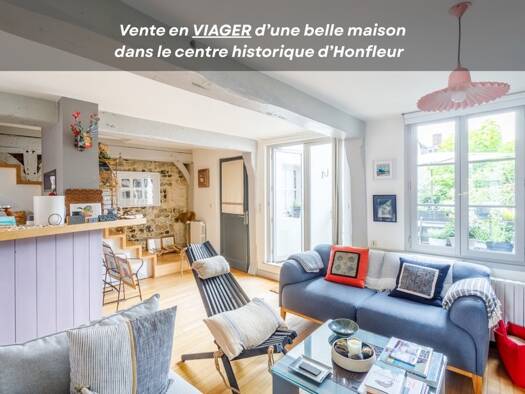 Maison en viager Bouquet 365 600 € 6 pièces 3 chambres 165 m² Secteur Sauvegarde Honfleur 14600