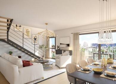 Appartement à vendre - Neuf 351 000 € 3 pièces 2 chambres 55 m² RDC Touques 14800
