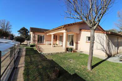 Maison de plain-pied à vendre 346 500 € 4 pièces 3 chambres 109 m² 800 m² de terrain Gagnac sur Garonne 31150