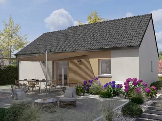 Terrain avec maison neuve à vendre 295 000 € 4 pièces 2 chambres 50 m² 340 m² de terrain Crécy-la-Chapelle 77580