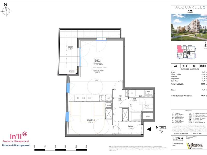 Maison à louer, 51m², BONDY