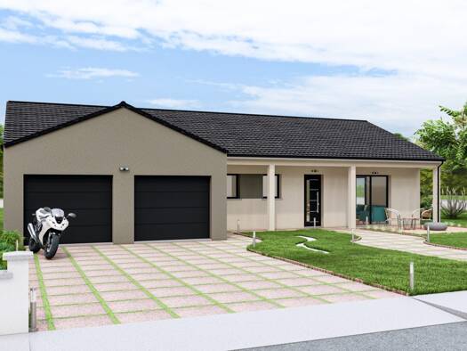 Terrain avec maison neuve à vendre 208 000 € 5 pièces 3 chambres 108 m² Damblain 88320