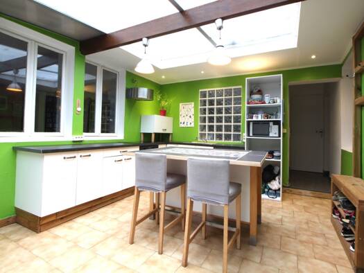 Maison de plain-pied à vendre 89 500 € 3 pièces 2 chambres 88,1 m² 256 m² de terrain Le Marais Sin le Noble 59450