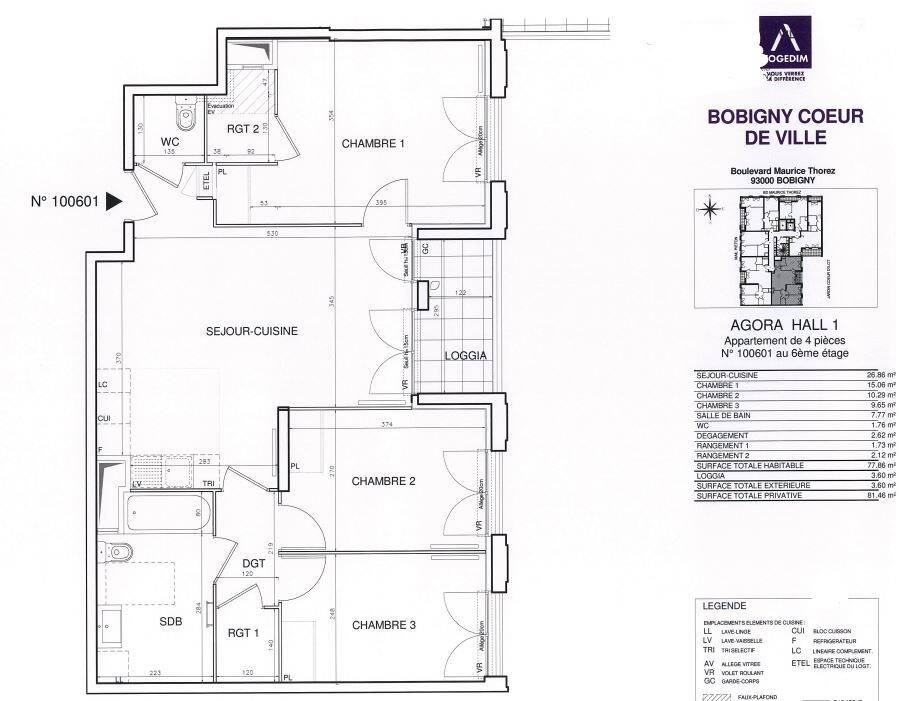 Maison à louer, 76m², BOBIGNY