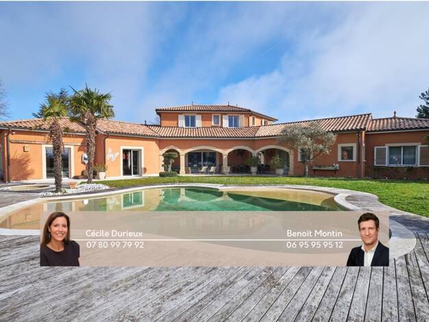 Villa à vendre 2 100 000 € 10 pièces 4 chambres 536 m² 2 852 m² de terrain Bourg Genas 69740