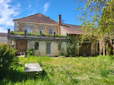 Maison à vendre 81 000 € 4 pièces 3 chambres 134 m² 1 562 m² de terrain La Chapelle Montabourlet 24320