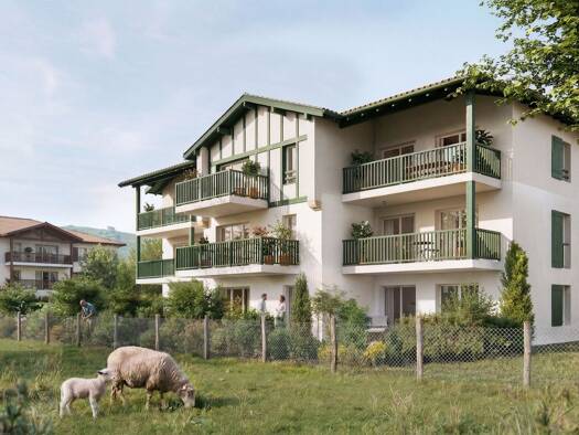 Appartement à vendre - neuf 218 000 € 3 pièces 2 chambres 64 m² dès le 31/03/2028 Saint-Palais 64120