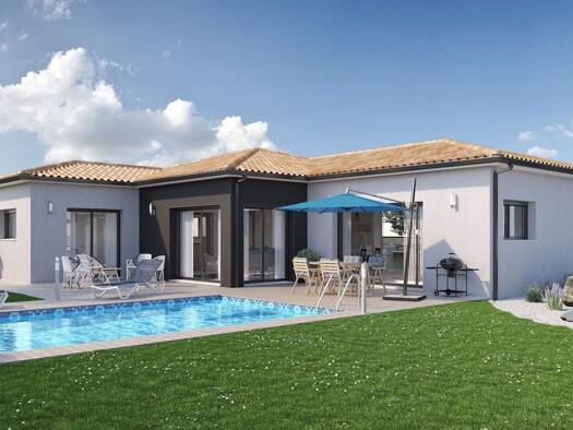 Terrain avec maison neuve à vendre 691 656 € 4 pièces 3 chambres 122 m² 1 600 m² de terrain Préfailles 44770