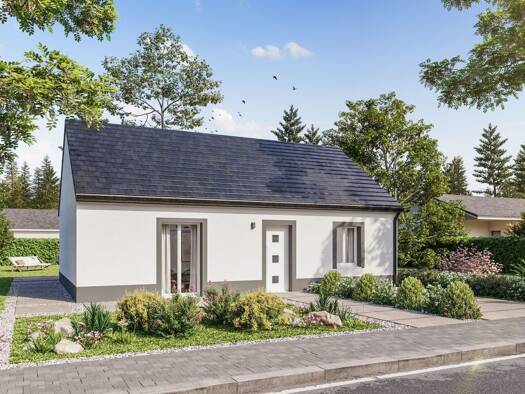 Terrain avec maison neuve à vendre 233 369 € 3 pièces 2 chambres 67,5 m² 657 m² de terrain Bazicourt 60700